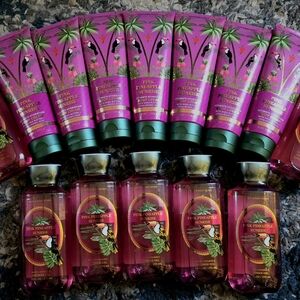 **LOT Of 15** Bath & Body Works Pink Pineapple Sunrise Body Collection